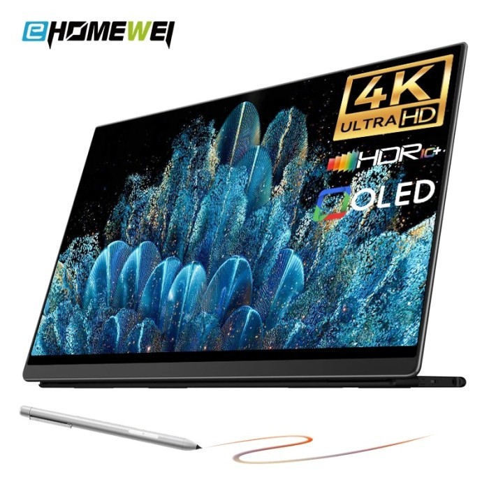 EHOMEWEI Portable Monitor OLED Seires 15.6" 4K 60HZ 100%DCI-P3