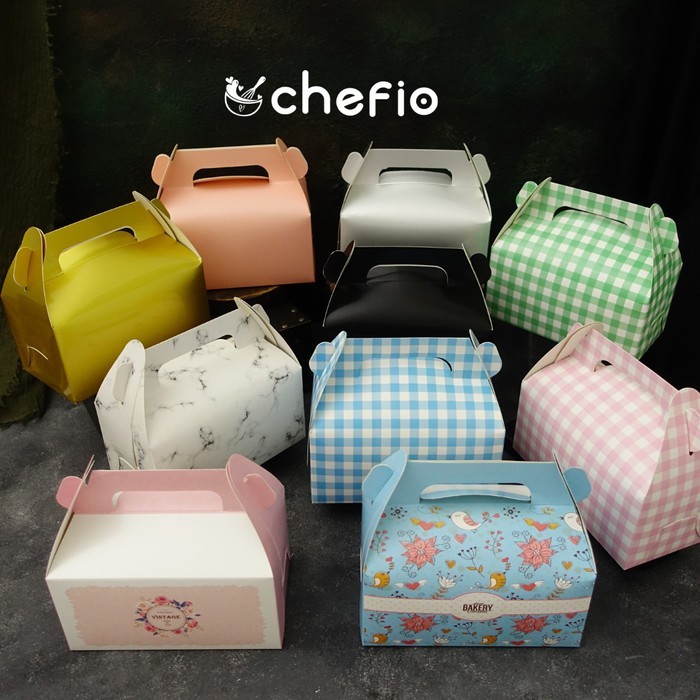 

Gable Box Dus Kue Box Hamper Snack Roti Cake Dus TentengKadoSouvenir