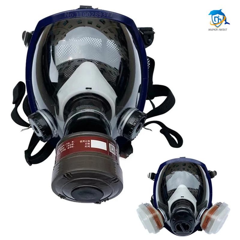 8100 Full Face Gas Mask Chemical Biological Radioactive Contamination Gas Mask Respirator Filter