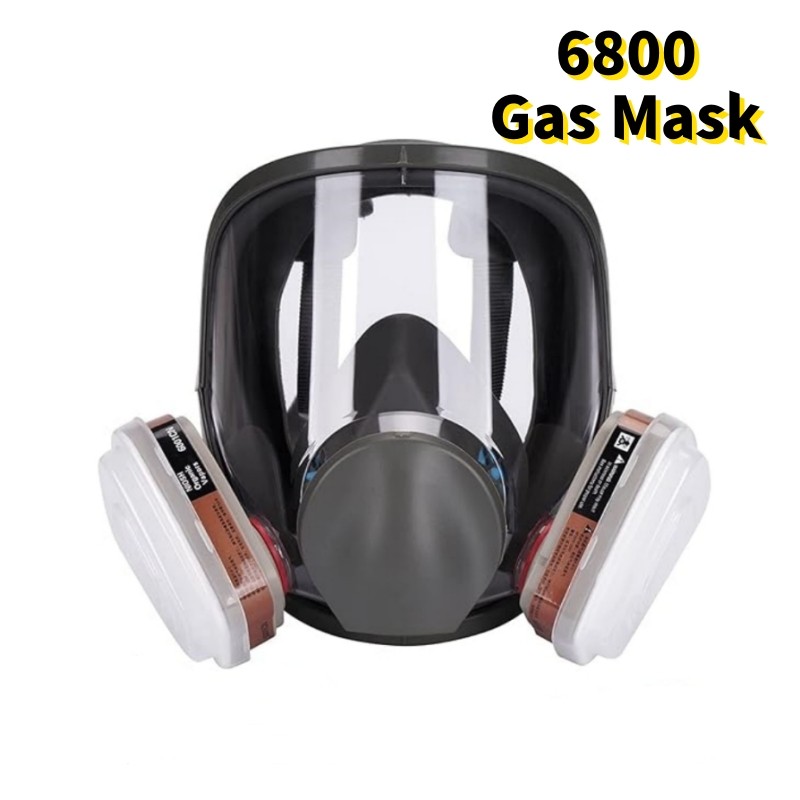 6800 Full Face Respirator Gas Mask Industrial Painting Spray Respirator Safe Working Filter