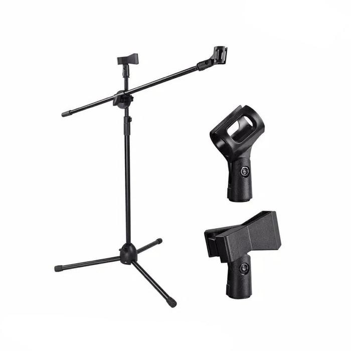 stand mic tripod mic lantai