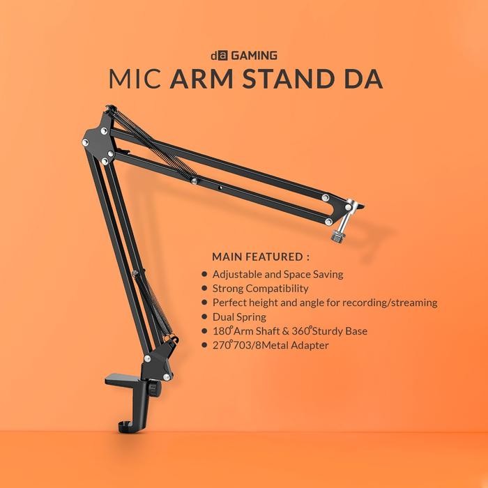 Mic Arm Digital Alliance - MIC Arm Stand DA - Microphone Arm DA