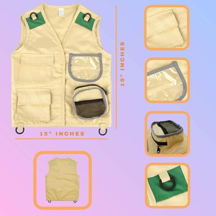 Kids Safari Costume Explorer Zoo Keeper Kostum Anak Profesi Penjelajah