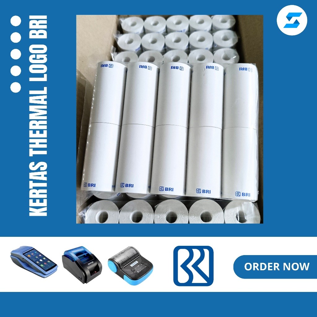 

KERTAS EDC LOGO 57X30 ISI 100 ROLL