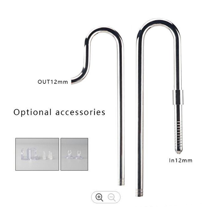 Mini Stainless Steel Ss304 Lily Pipe Bukan Glass Skimmer