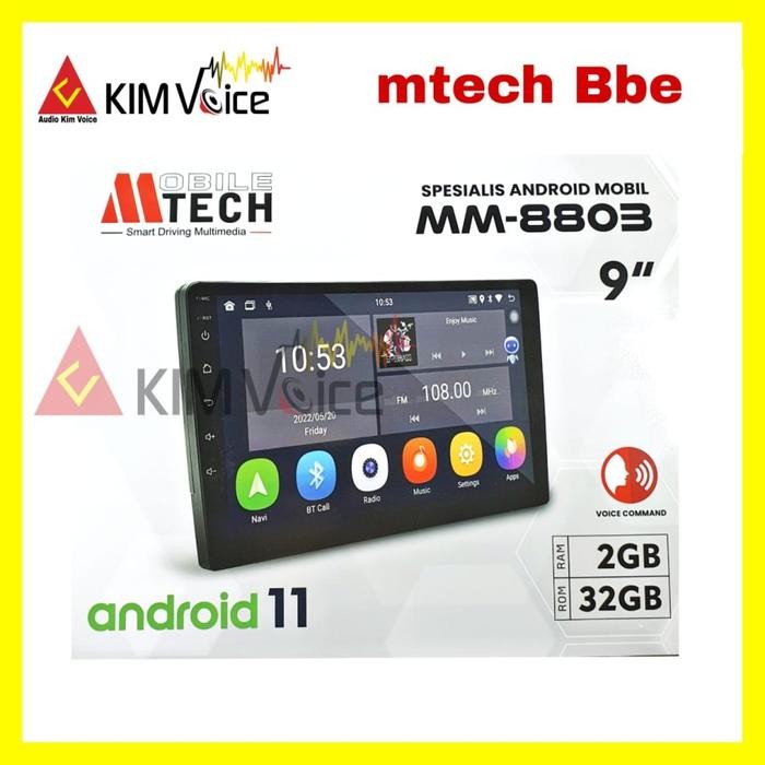 Head Unit Android 10 inch Mtech MM-8803 IPS Quantum Display Android 10 TERLARIS