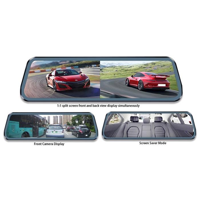 Kamera Mobil Dashcam Spion WiFi HDR 4K IPS 9.66 Inch Dashcam Spion TERLARIS