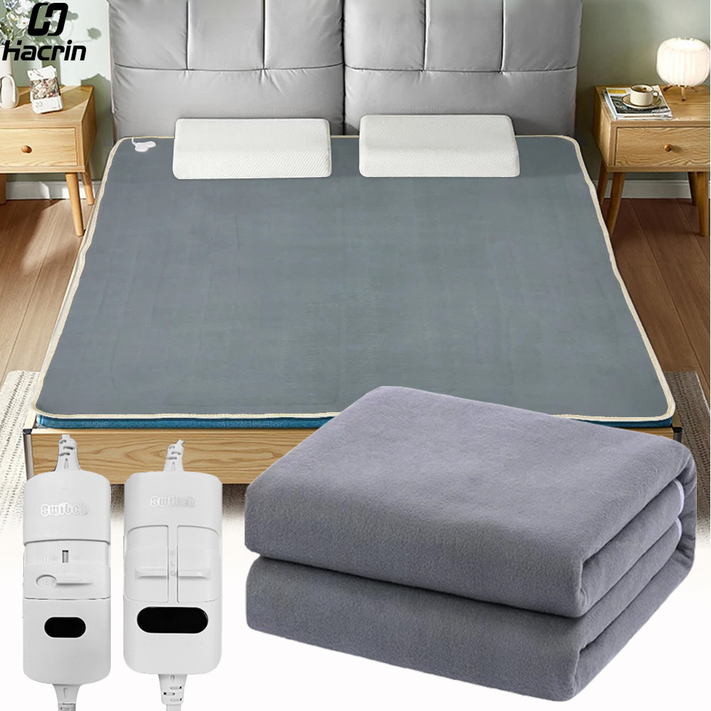 Electric Blanket 220V Electric Heating Blanket Heated Bed Electric Heating Pad for Bed Thermal Mattr