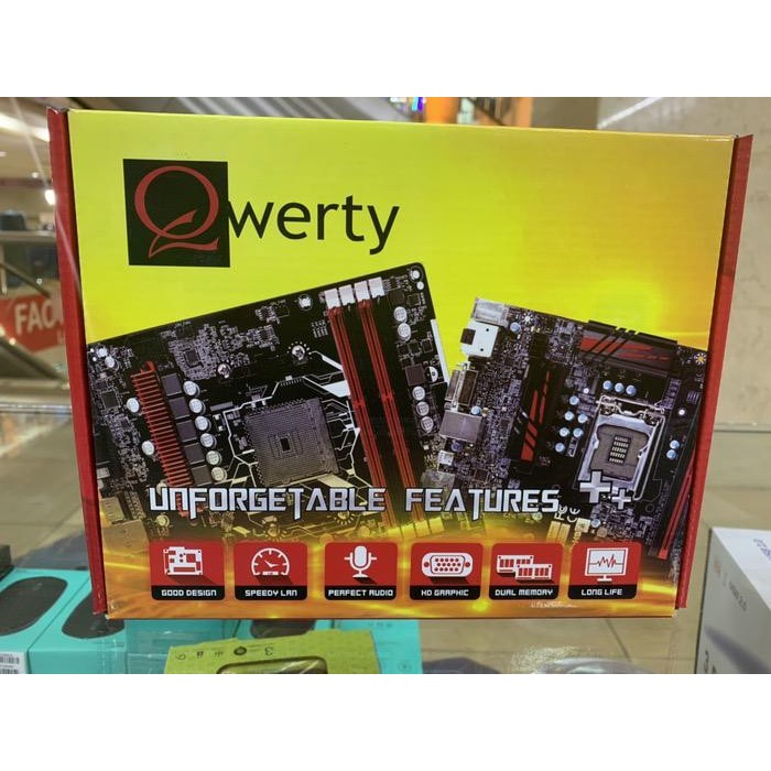 MOTHERBOARD QWERTY H55 LGA 1156 KUALITAS TERBAIK