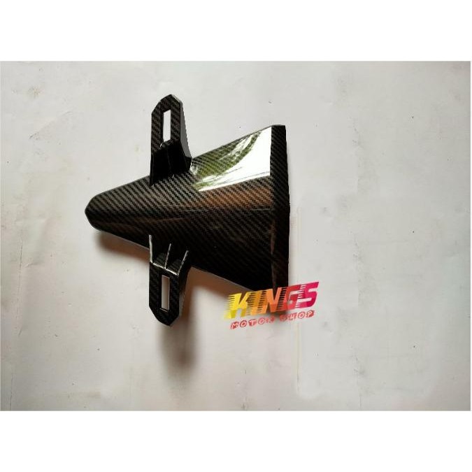COVER TAMENG DEPAN COVER DASI PLAT NOMOR CARBON HONDA BEAT FI ESP