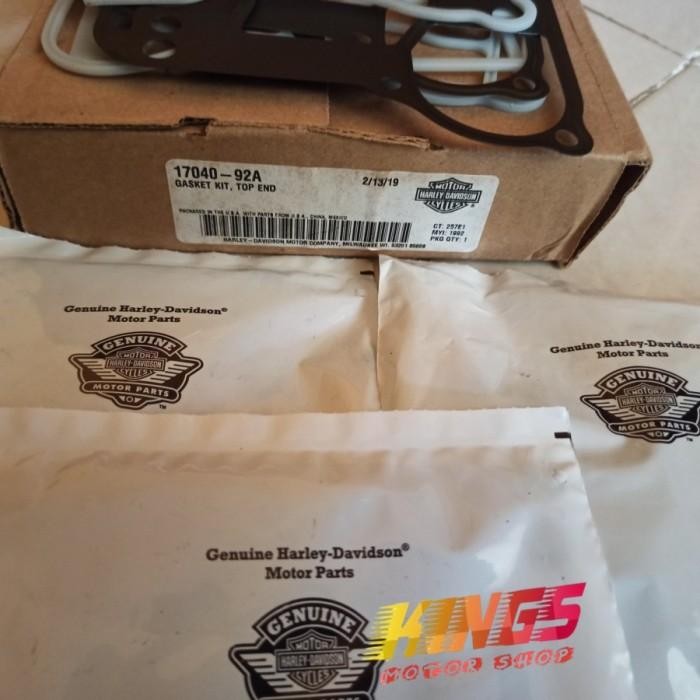 GASKET KIT TOP END GENUINE PART HARLEY DAVIDSON DYNA SOFTAIL TOURING TERLARIS