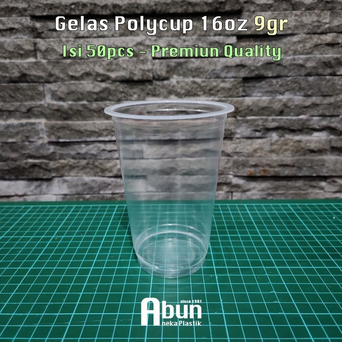 [Expert] Gelas PP Polycup 16oz Isi 50pcs