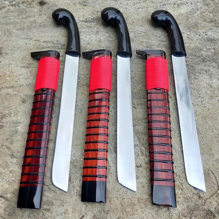 PREMIUM Golok sembelih bahan baja SLD D2 sangat tajam 30cm gagang tanduk