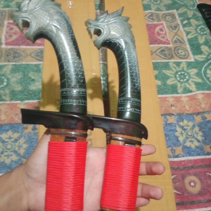 PREMIUM Golok sembelih ukiran naga