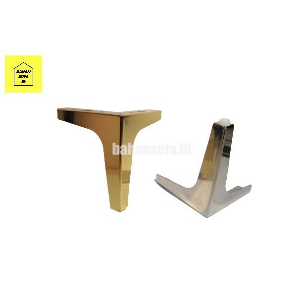 KirimLgSg-KAKI SOFA GOLD STAINLESS / KAKI SOFA / SOFA LEG GOLD / KAKI EMAS / KAKI SIKU T -good