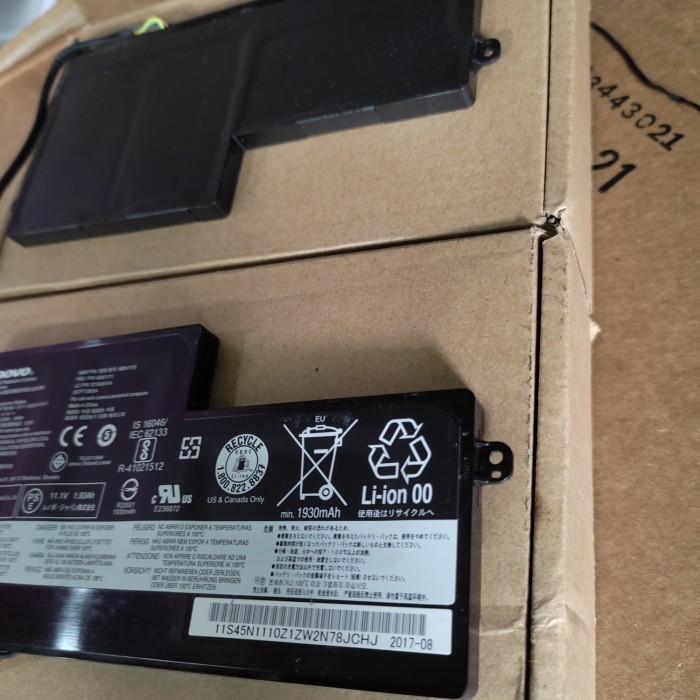 [Expert] Baterai internal original thinkpad X270 T470 T460 X260