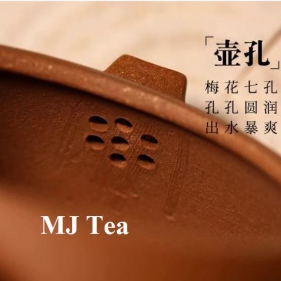 Yixing Purple Clay Teapot Lao Duan Ni Xun Hua Kiss Teapot