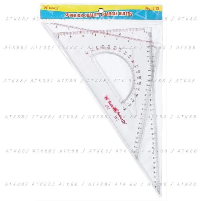 

Ready JT penggaris segitiga butterfly - J12 /TERLARIS/TERMURAH
