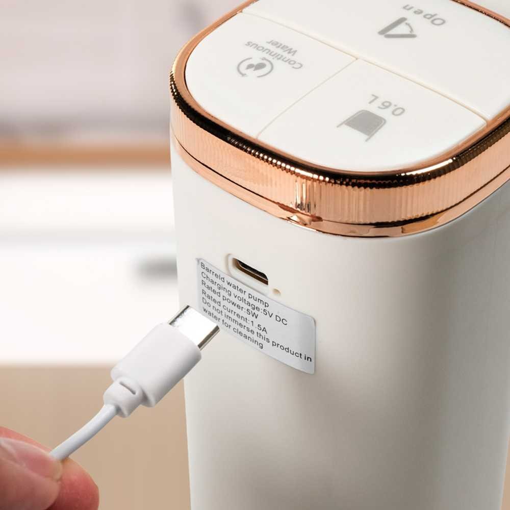 Kings Pompa Galon Elektrik Water Foldable Three Button 0.6L 1200Mah - D12