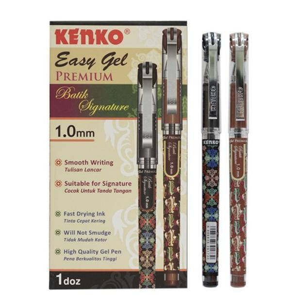 

Ready JT KENKO GEL PEN Easy Gel Premium 1.0mm Batik Black / LUSIN