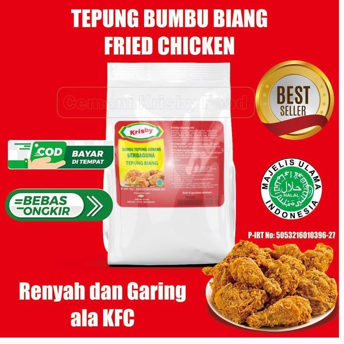 

Terlaris- Biang Tepung Inti Fried Chicken 1 Kg