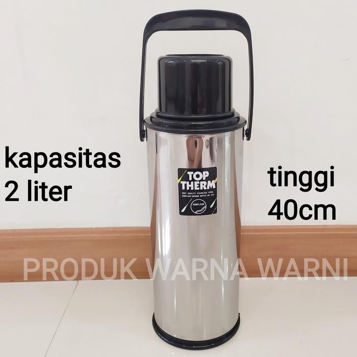 Termos air panas 2 liter body stainless steel