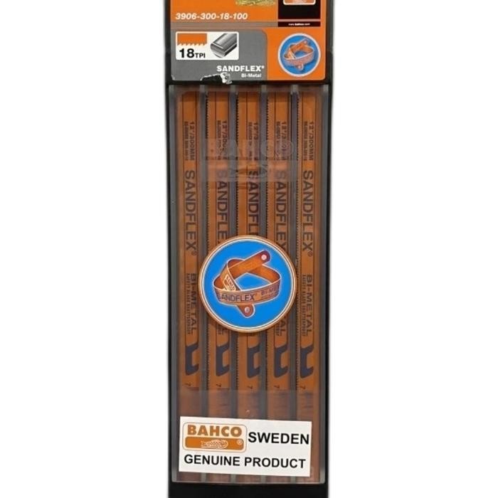 &<&<&<&] Mata Gergaji Besi Sandflex Bahco 18T / Mata Gergaji Sandflex