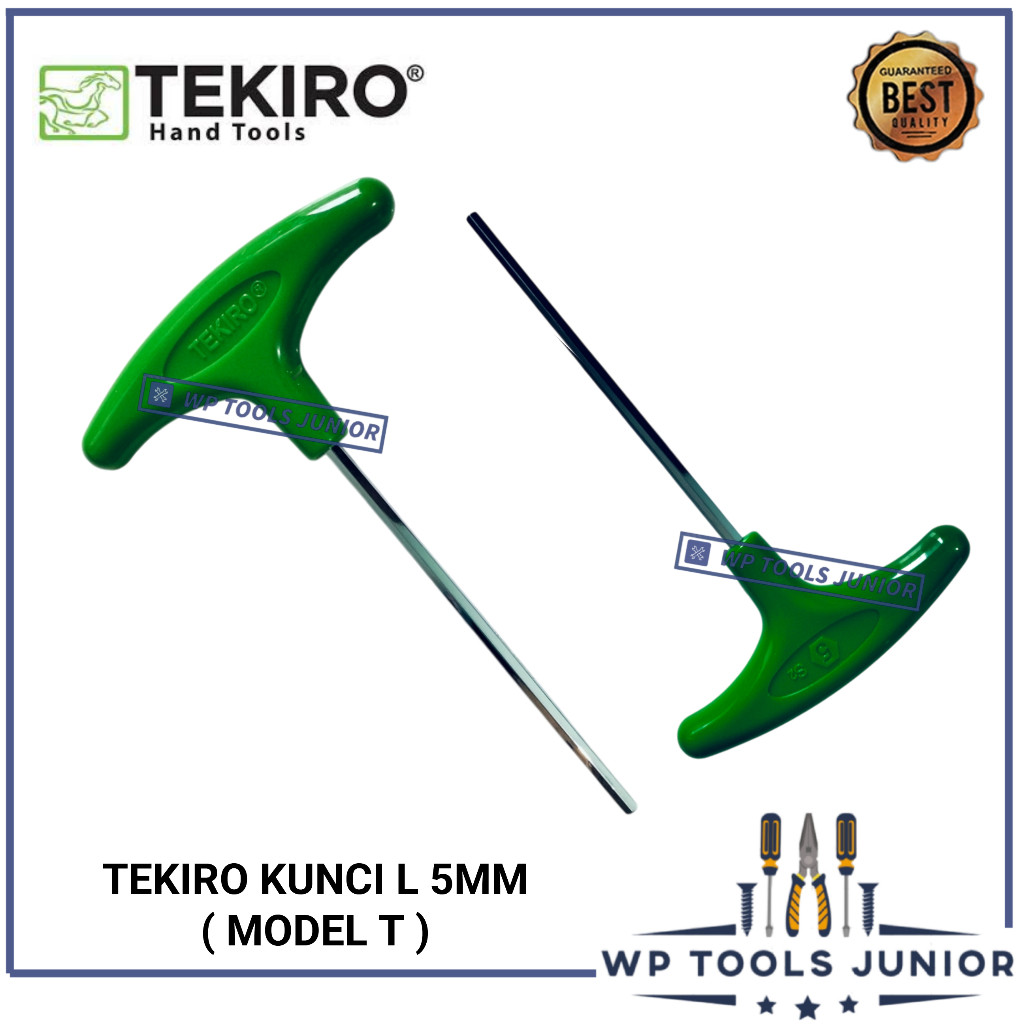 TEKIRO Kunci L Model T 5mm - Kunci L Panjang - T Handle Shape Hex Kunci L 5 Mm S2
