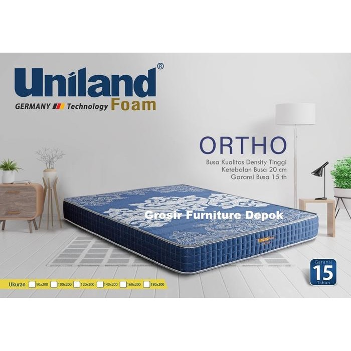 Promo Kasur Busa Uniland Ortho 180x200 (Free Bantal Guling)