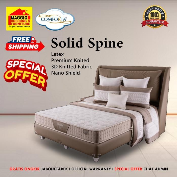 KASUR FULL LATEX - KASUR KESEHATAN SOLID SPINE - COMFORTA