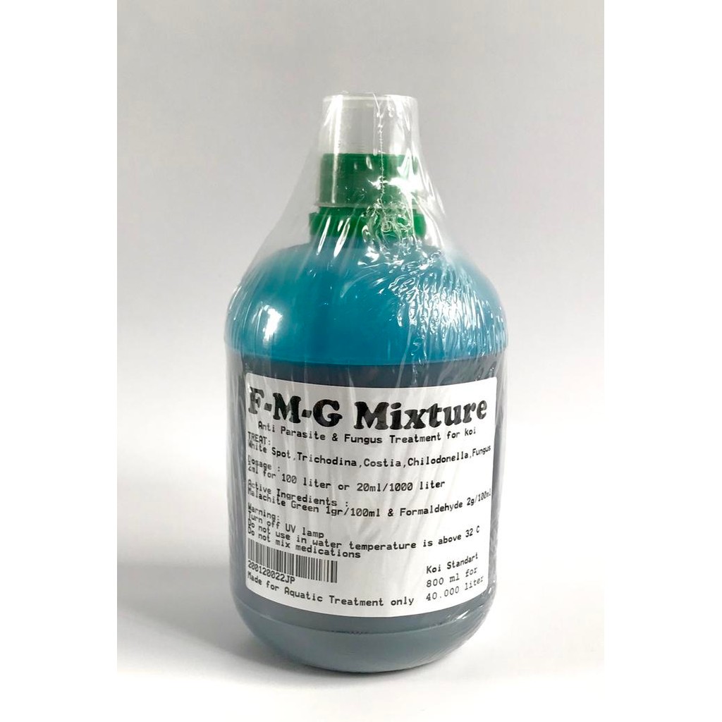 Pawretty- Obat jamur ikan koi, white spot, parasit FMG