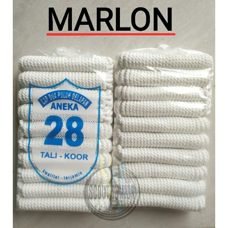 

TALI PRAMUKA MARLON 1 pack 5meter (10biji) tambang NYLON TENDA KUAT
