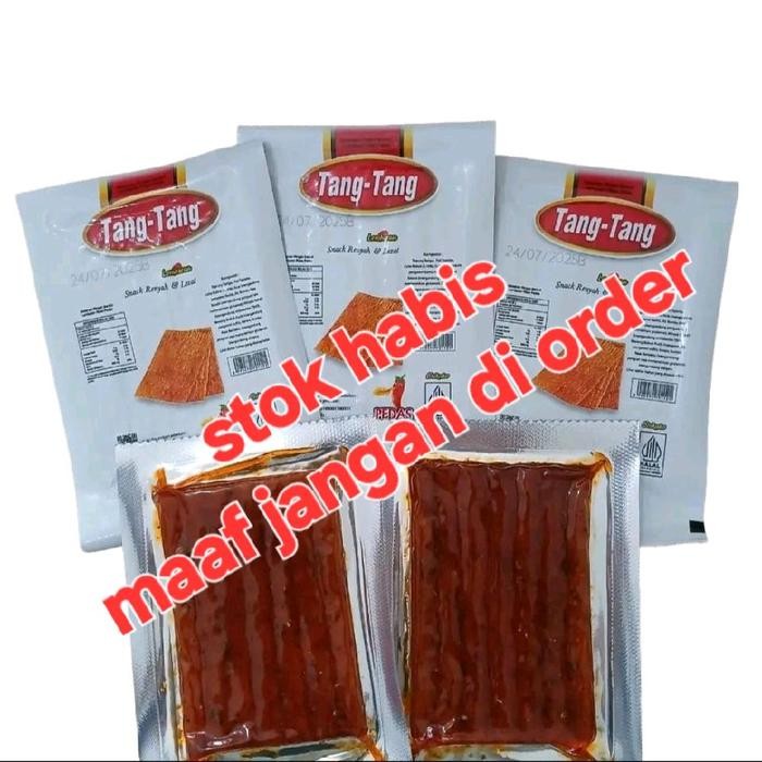 

[Paket Reseller] Snack Kembang Tahu Latiao Lokal Tang Tang (1 Dos Isi 25 Renteng @8Bks) Pedas