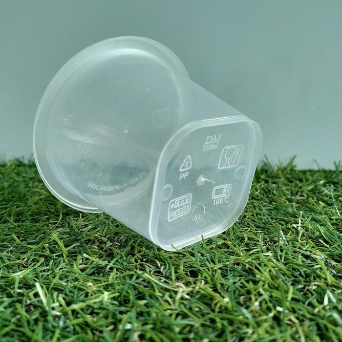 SENSASI BARU 25PCS THINWAL CUP 150 ML / CUP PLASTIK DM 150 ML / DM ROUND 150 ML LPO