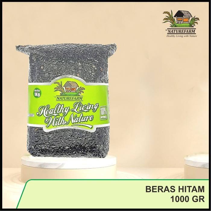 

Terlaris- Beras Hitam Nature Farm (Naturefarm) 1000 Gram