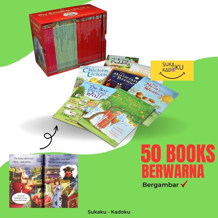 My Reading Library Usborne Book Set Buku Edukasi Anak English Import