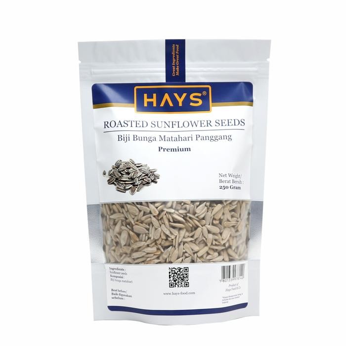 

Roasted Sunflower Seeds 250 GRAM / Biji Bunga Matahari Panggang / Kuaci - HAYS