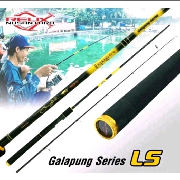 Joran Relix Jangkrik Galapung LS 1.65m dan 1.80m Seri Terbaru Ring sudah Fuji Tanpa Stoper