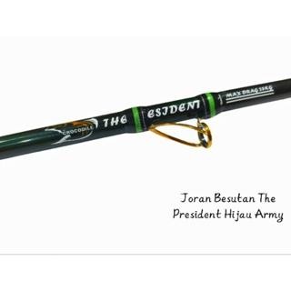Joran Besutan Blank The President Hijau Army Panjang 180 CM