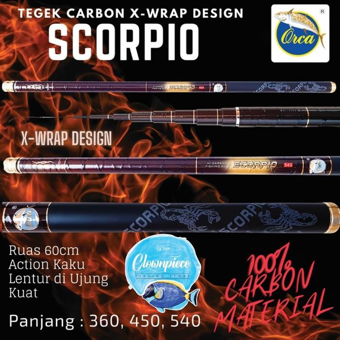 Joran Tegek Orca Scorpio / Joran Pancing Orca Scorpio