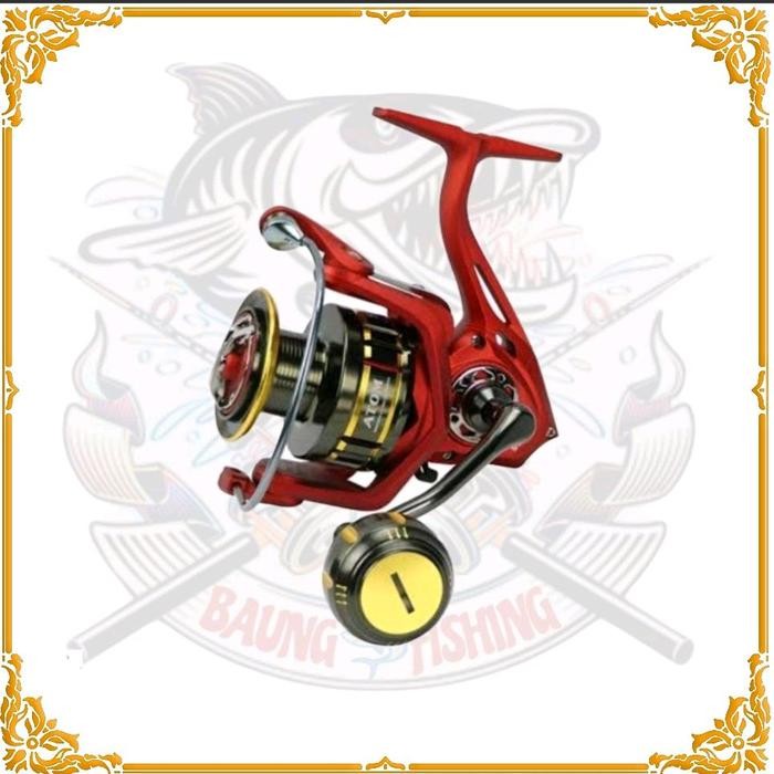Reel spinning ajiking red atom 1000 2000 3000 4000 5000 6000 power handle
