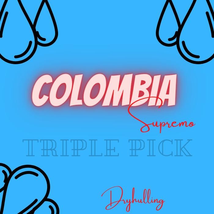 

Terlaris- Green Bean / Biji Kopi Arabika Import Colombia Supremo Huila - Washed