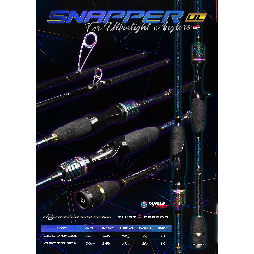 JORAN DAIDO SNAPPER UL CARBON SOLID 210CM