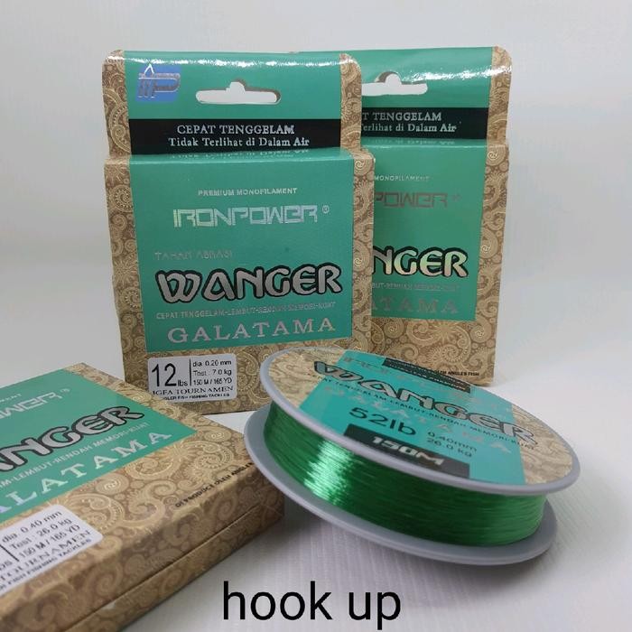 [ REDY ] senar pancing wanger ironpower galatama