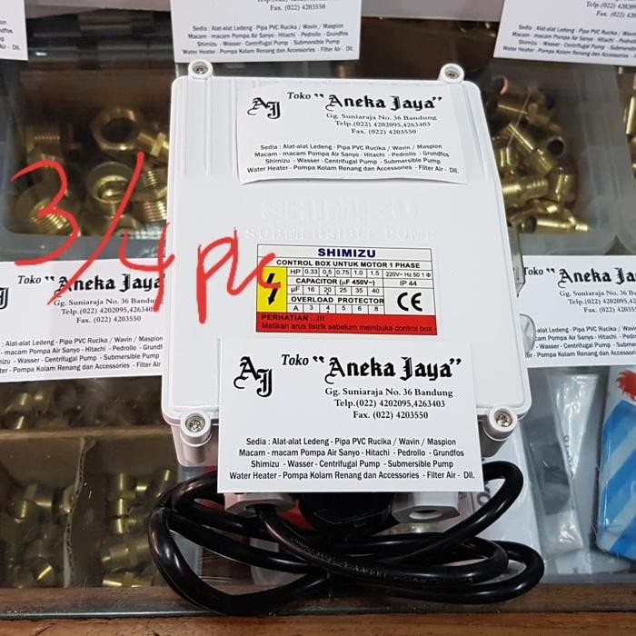 Ready JT Control Box Submersible Shimizu Original 3/4 PK Sibel Shimizu Satelit