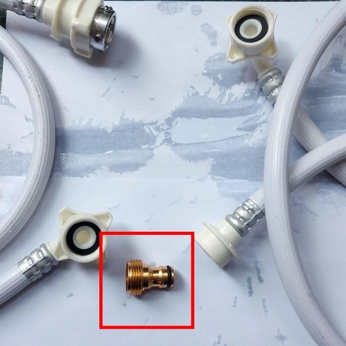 Sambungan Selang Mesin Cuci 1 Tabung Lg Konektor Penyambung Inlet