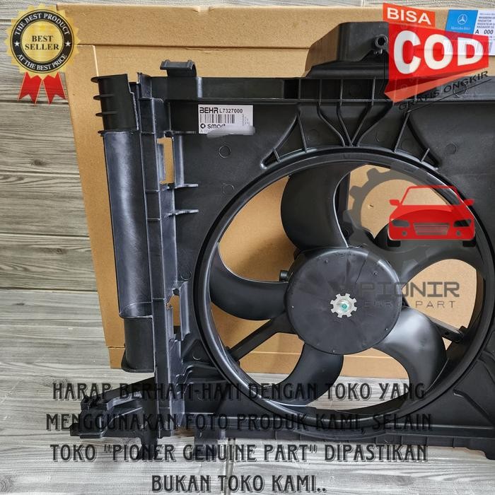 EXTRA FAN KIPAS RADIATOR MERCEDES BENZ W451 SMART FORTWO ORIGINAL COOLING FAN MERCY W451 SMART