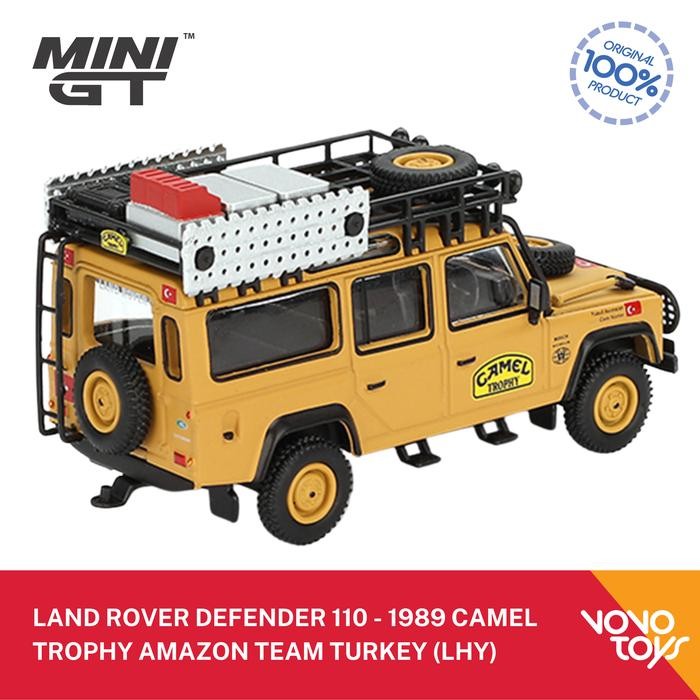 Sale Terbatas Minigt 856 Land Rover Defender 110 - 1989 Camel Thropy Amazon Team Turkey (Lhd)