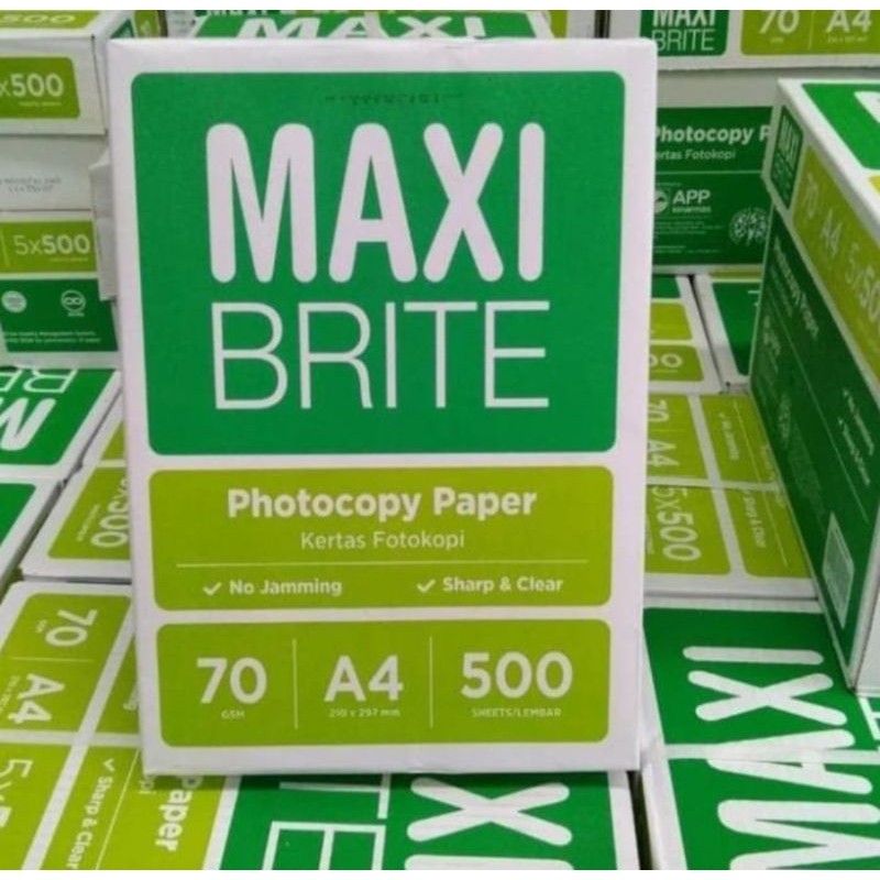 

kertas hvs A4 70 gram maxi brite