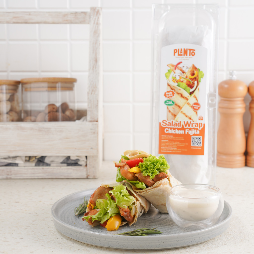 

Planto Salad Wrap Chicken Fajita 1 pack